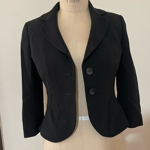 Ann Taylor Black Tailored Women's Blazer - Picture 4 of 8